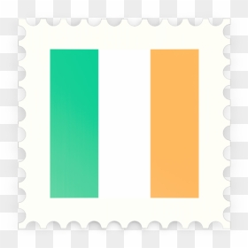 Postage Stamp Icon - Ireland Post Stamp Png, Transparent Png - irish flag png