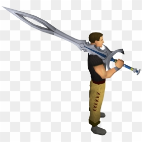 The Runescape Wiki - 2 Handed Sword, HD Png Download - pixel sword png