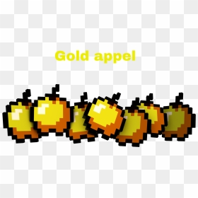 #minecraft Gold Appel - Minecraft Golden Apple Transparent Background, HD Png Download - minecraft gold png