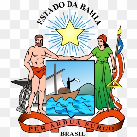 Brasão Da Bahia - Bahia, HD Png Download - bandeira do brasil png