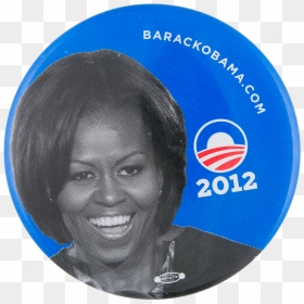 Michelle Obama Political Button Museum - Obama Logo, HD Png Download - michelle obama png