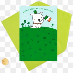Dog With Irish Flag St - Paper, HD Png Download - irish flag png