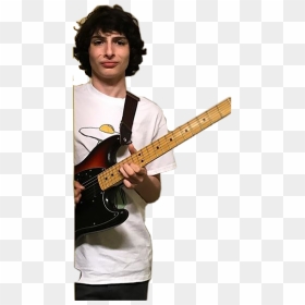 #finnwolfhard #png #pngs #moodboard #calpurnia #guitar - Finn Wolfhard E Guitar, Transparent Png - guitarist png