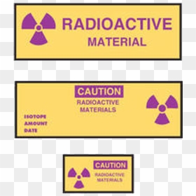 Tape, Caution, Radioactive Materials, 180 Ft/roll, HD Png Download - radioactive png