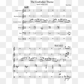 The Godfather Theme Slide, Image - Bad Guy Clarinet Sheet Music, HD Png Download - the godfather png