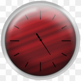 Red Abstract Background - Wall Clock, HD Png Download - red abstract png