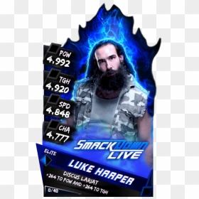 Harper Wwe Supercard Season Debut Wwe Supercard Roster - Wwe Supercards Card Elite, HD Png Download - luke harper png