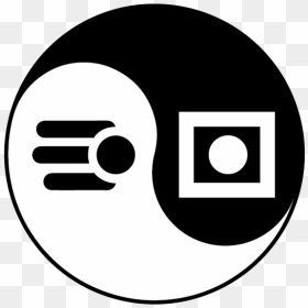 Circle, HD Png Download - yin yang symbol png