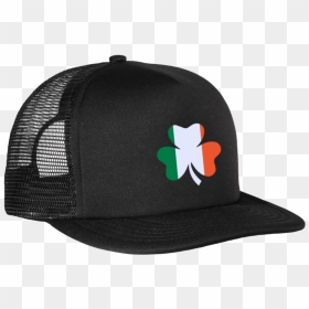 Irish Flag Shamrock Hat - Trucker Cap Mock Up Psd, HD Png Download - irish flag png