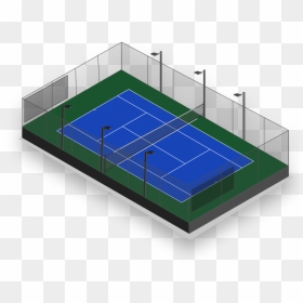Racquet-court2 - Ping Pong, HD Png Download - tennis racquet png
