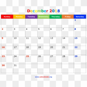 Kawaii Calendar Png Png - Disney Calendar April 2018, Transparent Png - december png