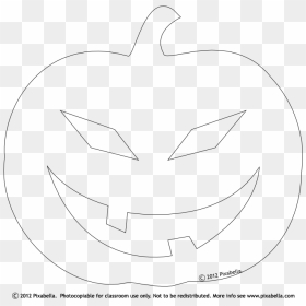 Svg Freeuse Library Pumpkin Templates Printable Google - Cut Out Halloween Pumpkin Template, HD Png Download - pumpkin outline png