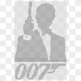 Pixel Art James Bond , Png Download - Yuwengdao Lighthouse, Transparent Png - james bond png