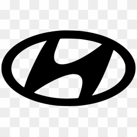 Hyundai Logotype Auto Brand - Hyundai Logo Black Png, Transparent Png - hyundai png