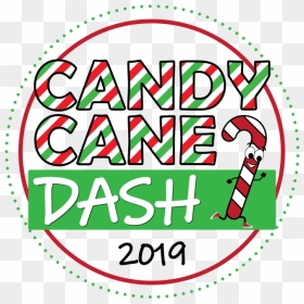 Candy Cane Dash Logo - Illustration, HD Png Download - candycane png