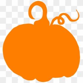 Orange Pumpkin Sihouette Clip Art - Orange Pumpkin Silhouette, HD Png Download - pumpkin outline png