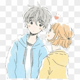 Hd Cuteanime Anime Kawaii Animecouple Couple Cute Pastelco - Kawaii Cute Anime Couple, HD Png Download - cute anime png