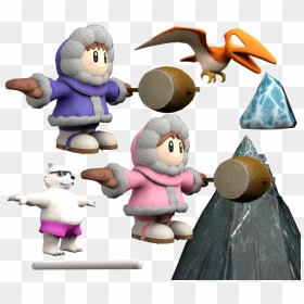 Download Zip Archive - Ice Climbers Smash Ultimate, HD Png Download - ice climbers png