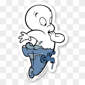 Transparent Casper The Ghost Clipart - Casper Sticker, HD Png Download - casper png