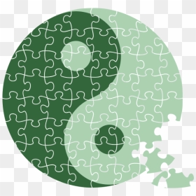 Yin Yang Jigsaw Puzzle - Puzzle Yin Yang, HD Png Download - yin yang symbol png
