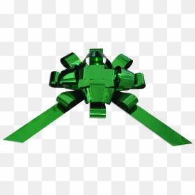 Metallic Green Bow - Metallic Red Bow Png, Transparent Png - green bow png