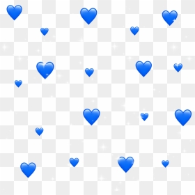 Blue Hearts 💙 - Aesthetic Sticker Transparent Background, HD Png Download - blue hearts png