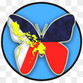 Transparent Filipino Flag Png - Butterfly Philippine Flag, Png Download - philippine flag png