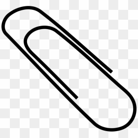 Simple Paper Clip - Clip Clipart Black And White, HD Png Download - ripped paper edge png
