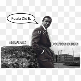 James Bond Russia D - Sean Connery James Bond, HD Png Download - james bond png