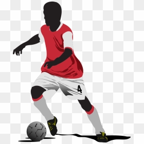 Fifa World Cup Football Player - Soccer Player Vector Png Free, Transparent Png - football vector png