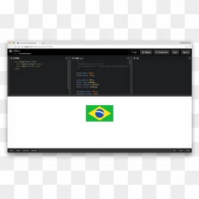 Bandeira Do Brasil Em Css, HD Png Download - bandeira do brasil png