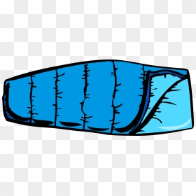 Blue Sleeping Bag Clip Arts - Sleeping Bag Clipart, HD Png Download - sleeping bag png