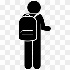 Stick Figure With Backpack, HD Png Download - quavo png
