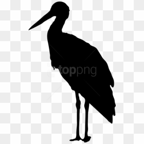 Free Png Download Stork Silhouette Png Images Background - Stork Silhouette Png, Transparent Png - fairy wings side view png