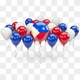 Balloons With Colors Of Flag - Philippines Flag Balloons Png, Transparent Png - philippine flag png