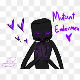 Enderman Drawing Badass - Minecraft Mutant Enderman Fanart, HD Png Download - enderman png