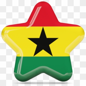 Mobile Roaming In Ghana - Star Icon Ghana Flag, HD Png Download - ghana flag png