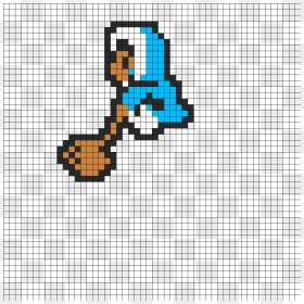 Ice Climber 1 Perler Bead Pattern / Bead Sprite - Ice Climber Pixel Art, HD Png Download - ice climbers png