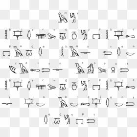 Egyptian Letters Png - Hieroglyphs Png, Transparent Png - hieroglyphics png