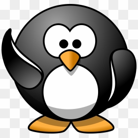 Waving Penguin Clip Arts - Waving Penguin Clipart, HD Png Download - waving png