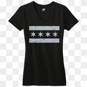Big Brave T Shirt, HD Png Download - chicago flag png