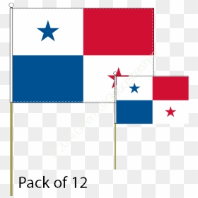 Panama Hand Waving Flags - Redbubble Sticker Stars, HD Png Download - panama flag png