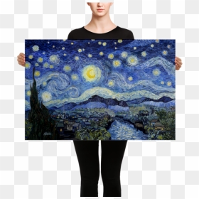 Starry Night Painting Backgrounds , Png Download - Van Gogh Starry Night, Transparent Png - sky png backgrounds
