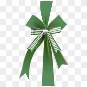 Beautifully Green Bow Png Download - Bow, Transparent Png - green bow png