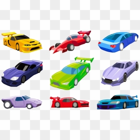 レーシング カー イラスト フリー, HD Png Download - racecar png