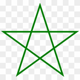 Five Pointed Star - Green Five Pointed Star, HD Png Download - green star png