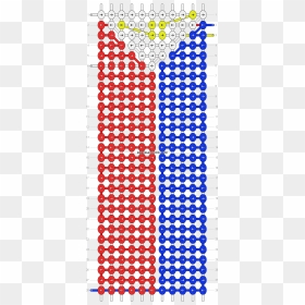 Alpha Pattern - Weaving Friendship Bracelet Pattern, HD Png Download - philippines flag png