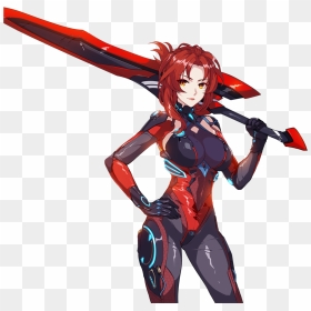 Murata Himeko Honkai Impact, HD Png Download - cute anime png