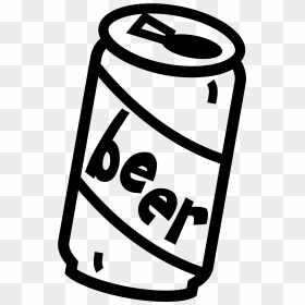 Image Download Cool Tin Can Clipart Black And - Easy Beer Bottle Drawing, HD Png Download - tin can png