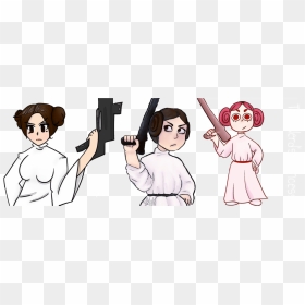 I Am The Love Child Of Princess Leia - Cartoon, HD Png Download - leia png